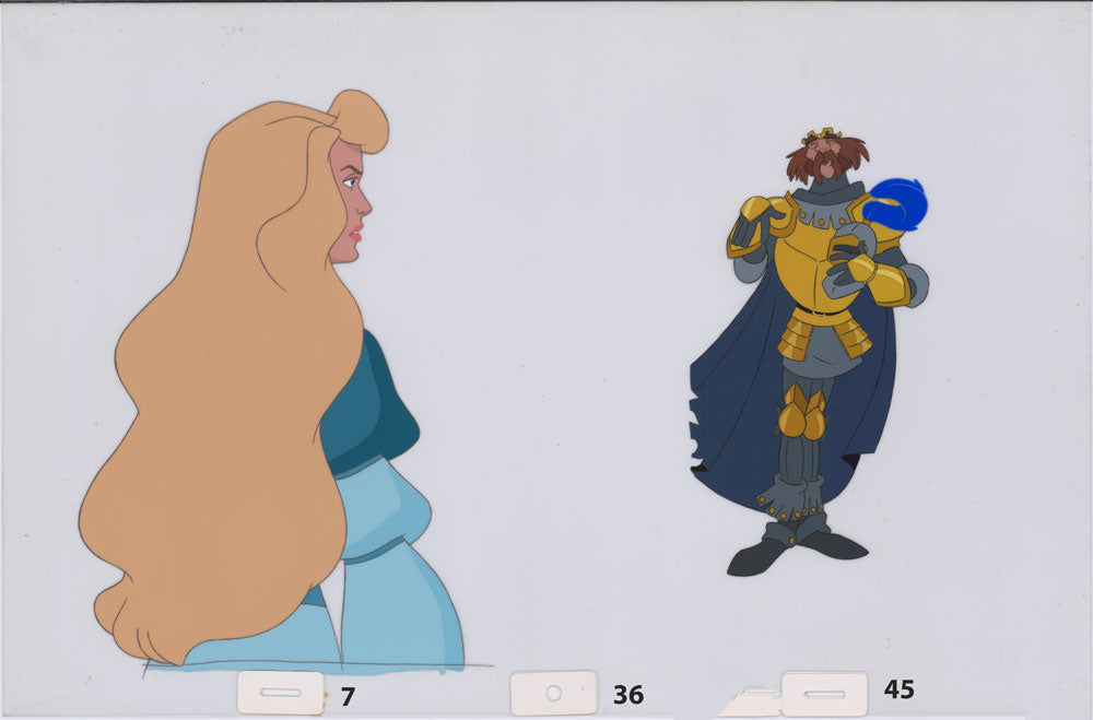 Art cel Odette and Rothbart (Sequence 7-36 & 7-39)