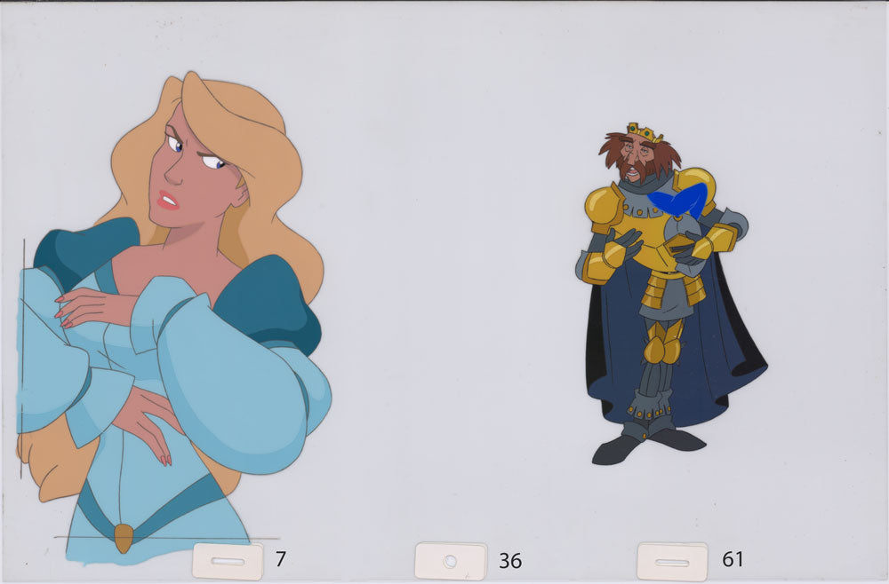 Art cel Odette and Rothbart (Sequence 7-36 & 7-39)