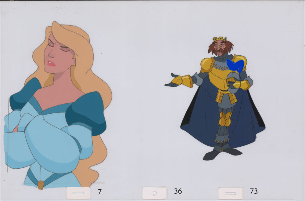 Art cel Odette and Rothbart (Sequence 7-36 & 7-39)