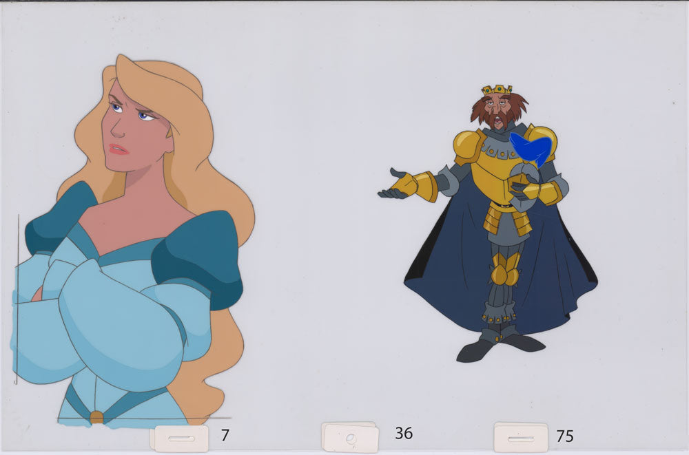 Art cel Odette and Rothbart (Sequence 7-36 & 7-39)