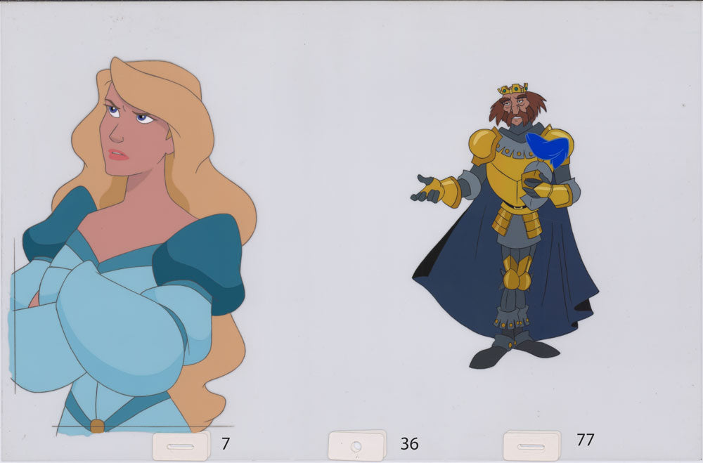 Art cel Odette and Rothbart (Sequence 7-36 & 7-39)