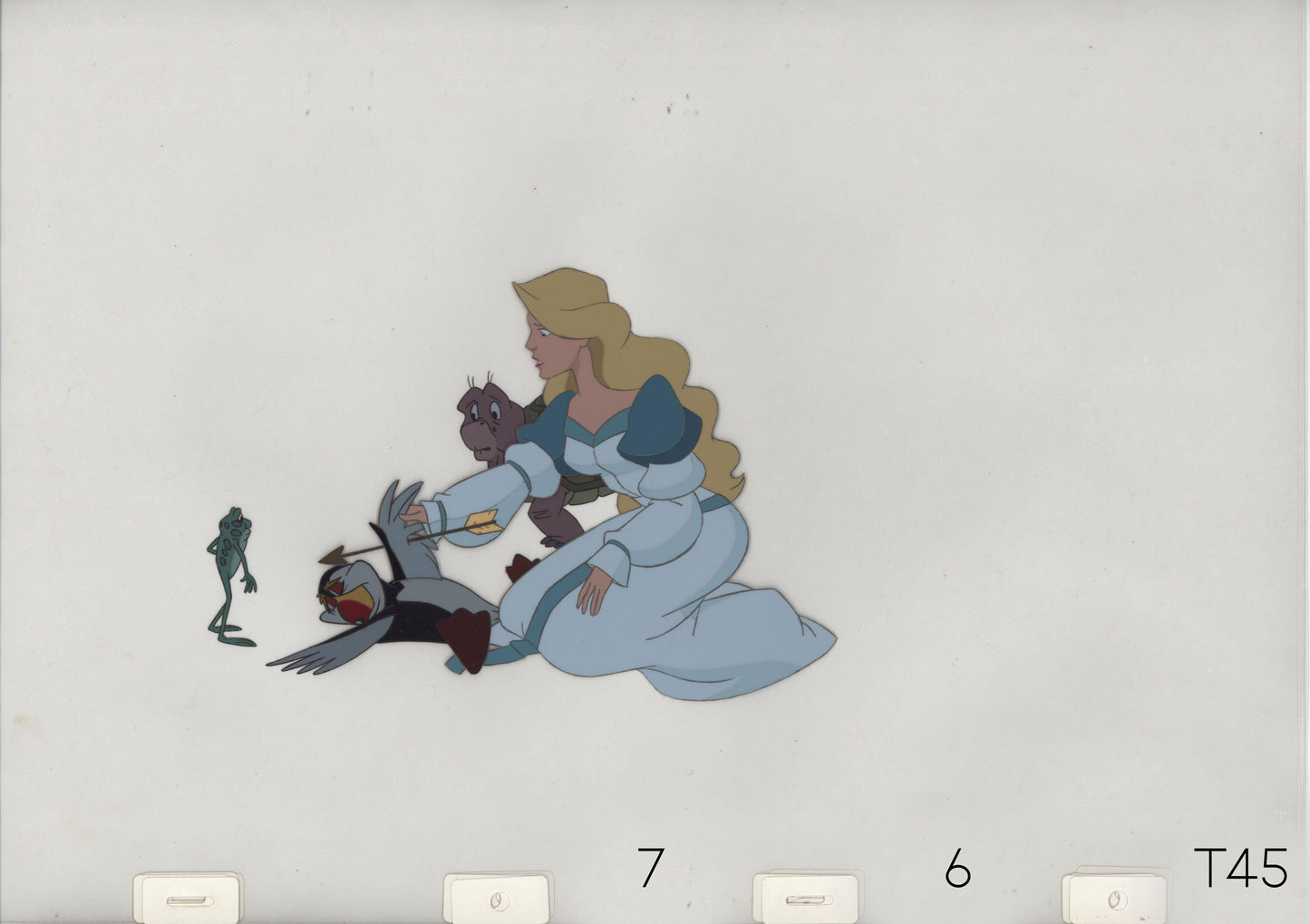 Swan Princess Celluloid Original Hand-Painted Animated Art Cel