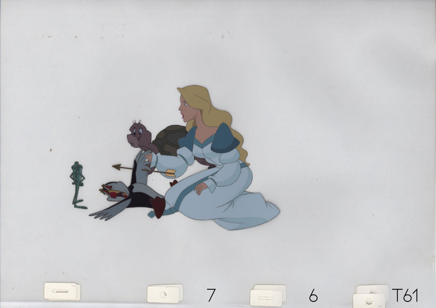 Swan Princess Celluloid Original Hand-Painted Animated Art Cel