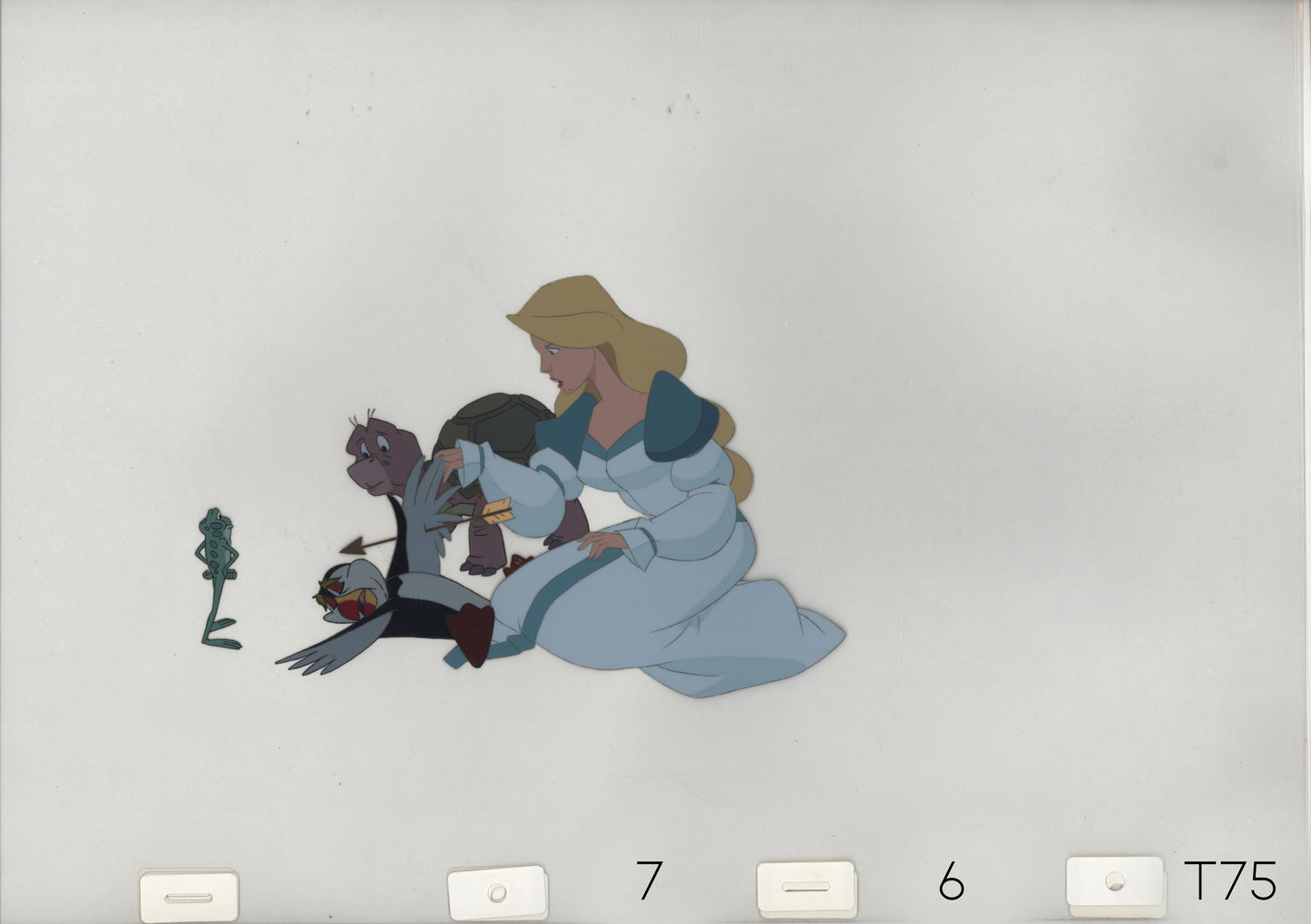 Swan Princess Celluloid Original Hand-Painted Animated Art Cel