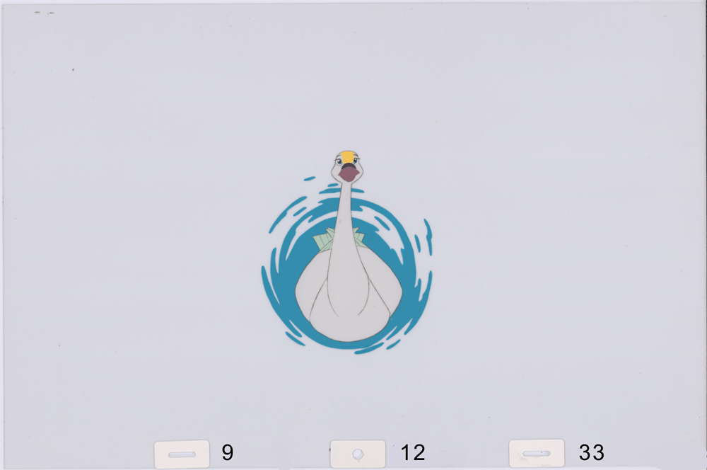 Swan Princess Celluloid Original Hand-Painted Animated Art Cel