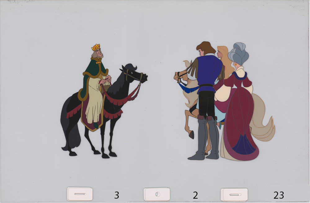 Art Cels Derek, Uberta, William & Odette (Sequence 3-2)