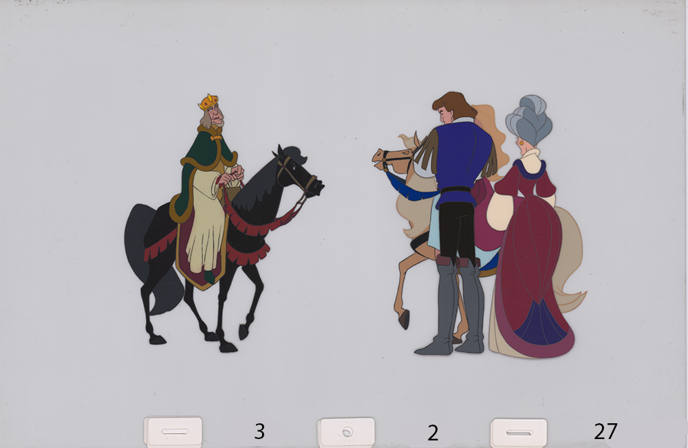 Art Cels Derek, Uberta, William & Odette (Sequence 3-2)