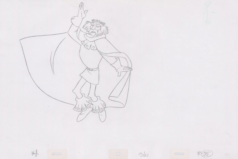 Pencil Art Rothbart (Sequence 13-21)
