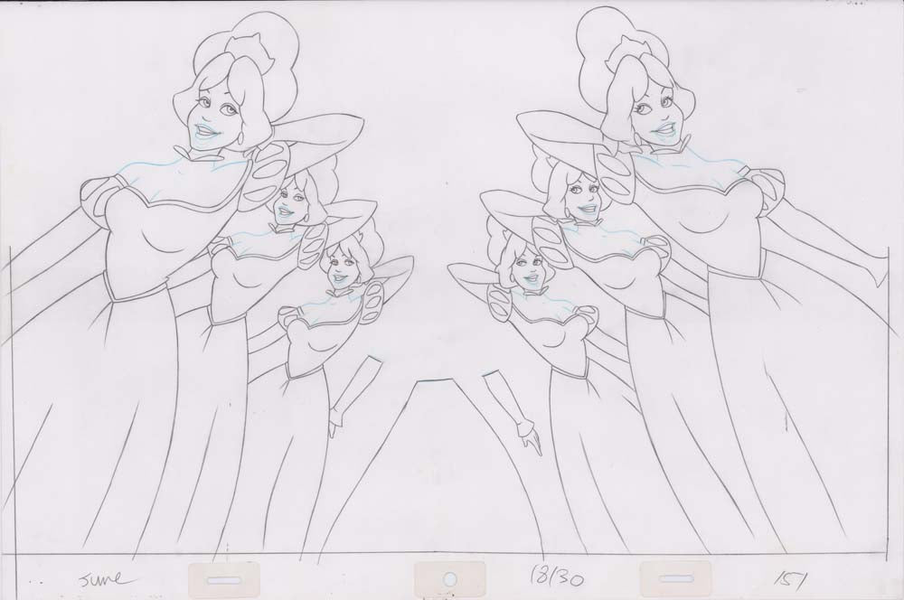 Pencil Art Derek and Princesses (Sequence 18-30)