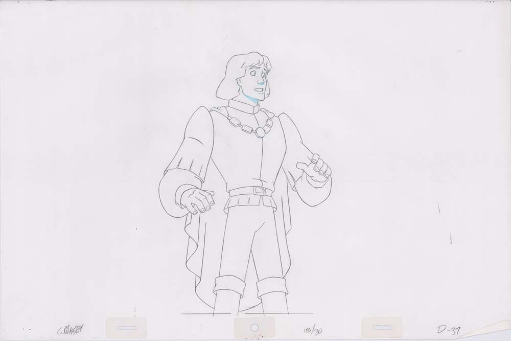 Pencil Art Derek and Princesses (Sequence 18-30)