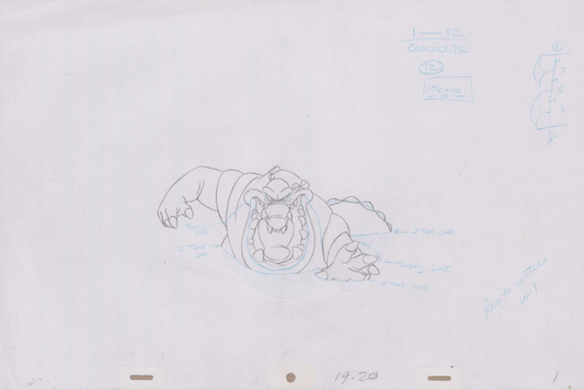 Pencil Art Gator (Sequence 19-20)