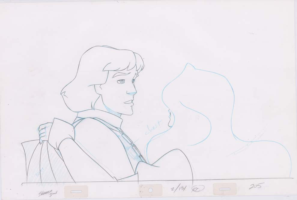 Pencil Art Derek & Odette Kiss (Sequence 2-131)