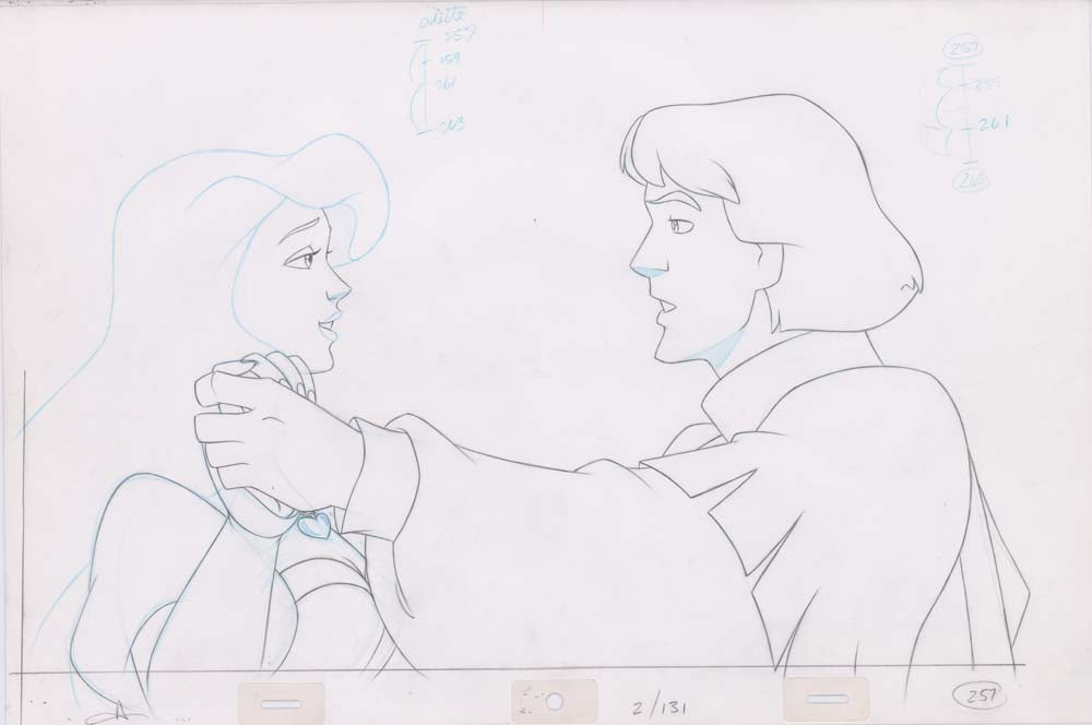 Pencil Art Derek & Odette Kiss (Sequence 2-131)