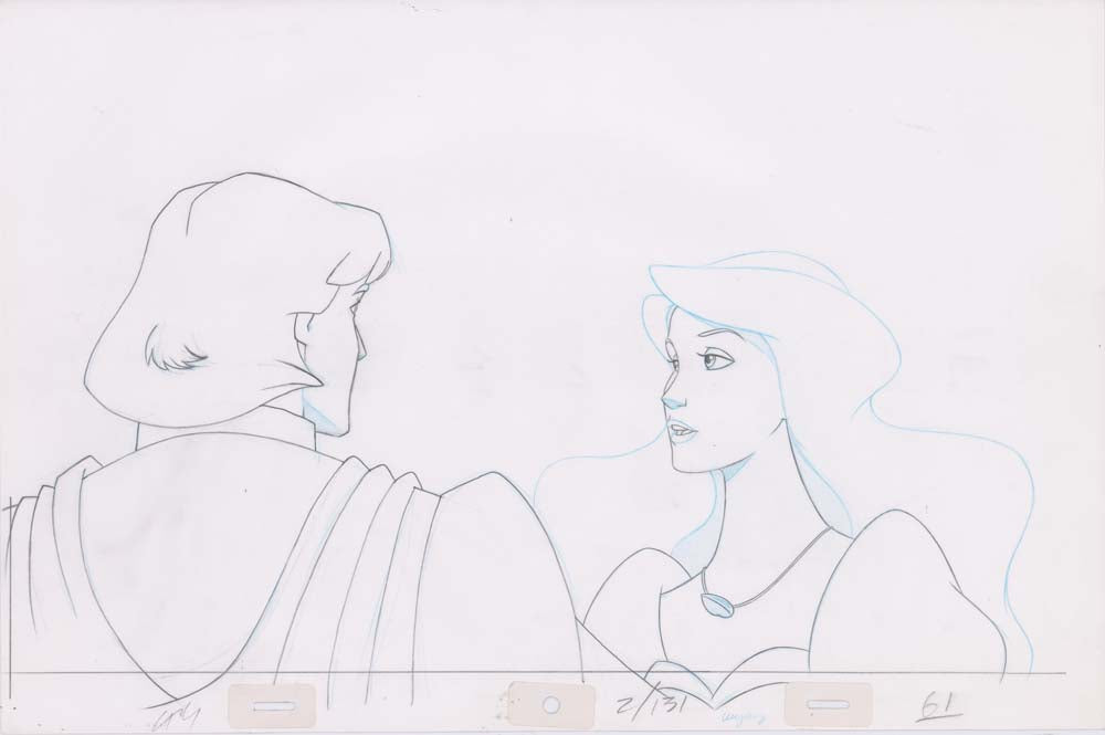 Pencil Art Derek & Odette Kiss (Sequence 2-131)