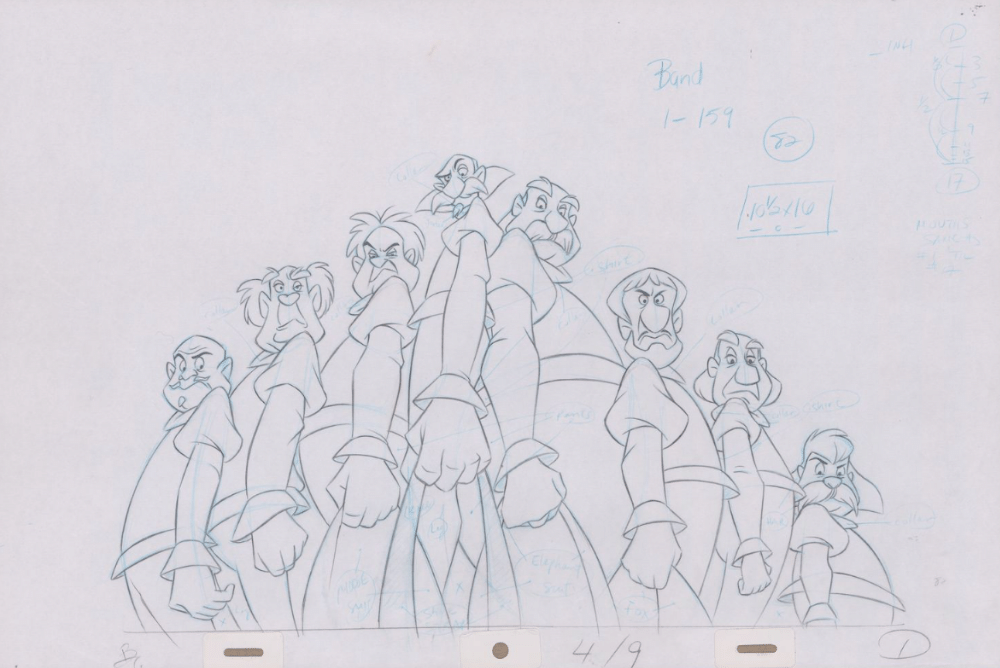 Pencil Art The Band (Sequence 4-9)