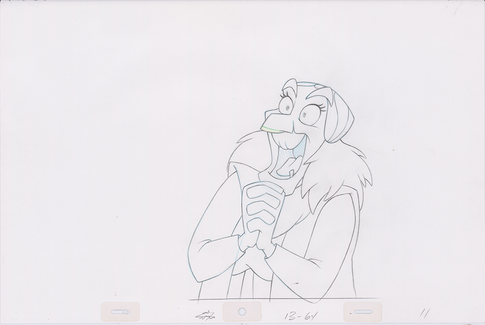 Pencil Art The Hag (Sequence 13-6.1)