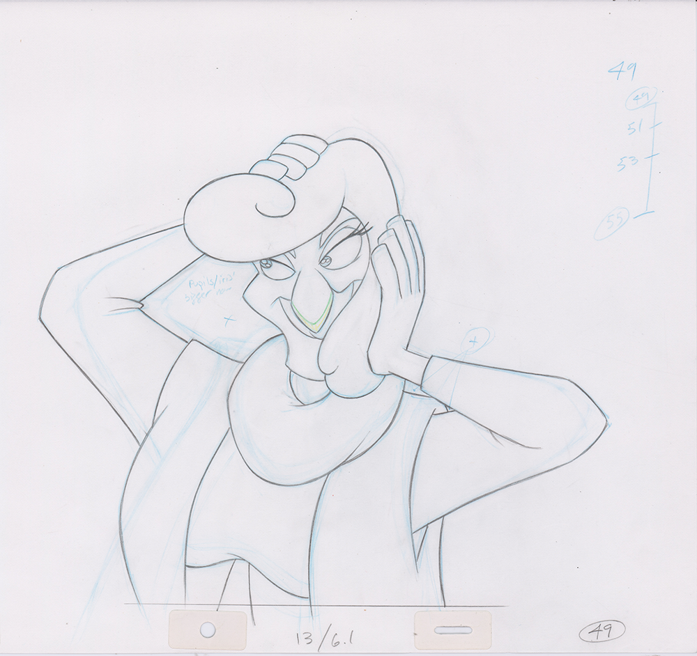 Pencil Art The Hag (Sequence 13-6.1)