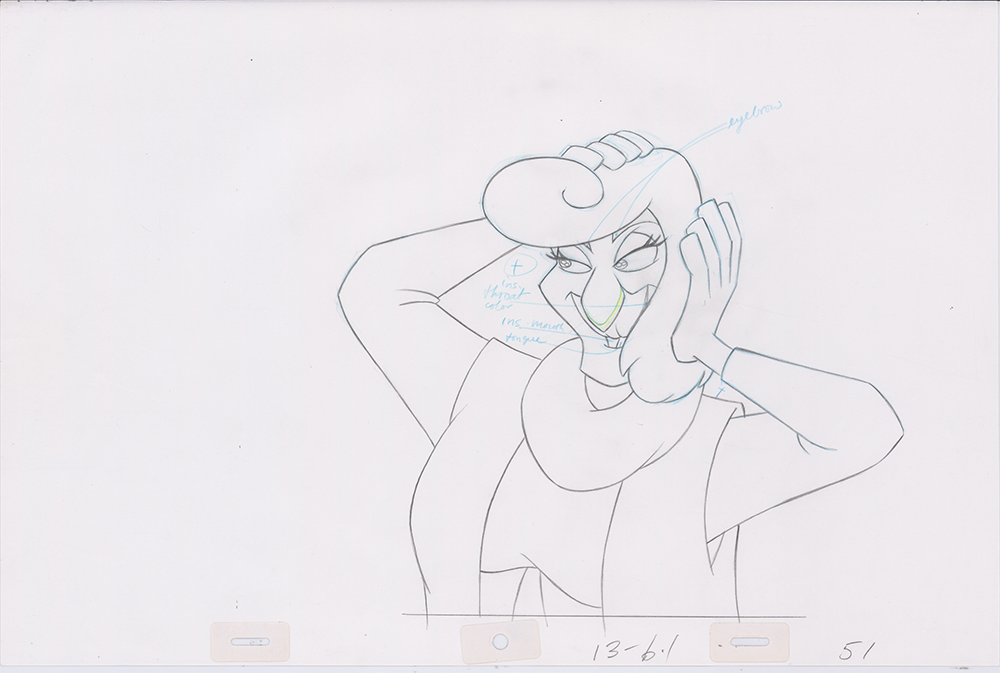 Pencil Art The Hag (Sequence 13-6.1)
