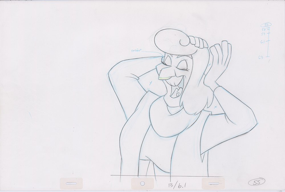 Pencil Art The Hag (Sequence 13-6.1)