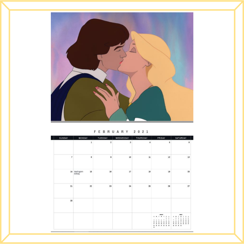 2021 Swan Princess Calendar