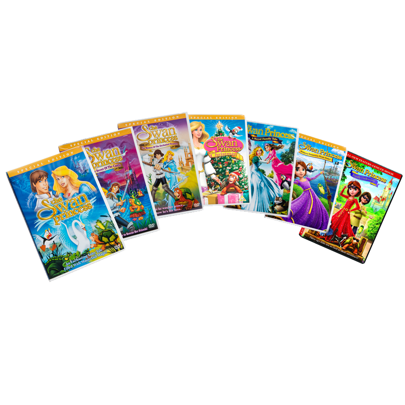 7 Pack Swan Princess DVDs