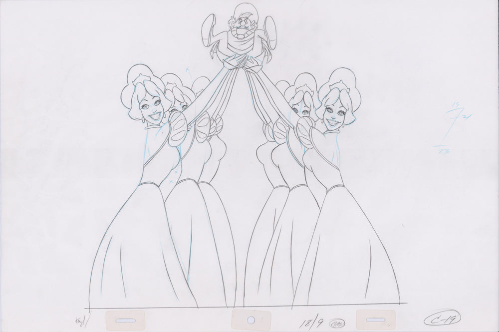 Pencil Art Princesses on Parade (Sequence 18-9)