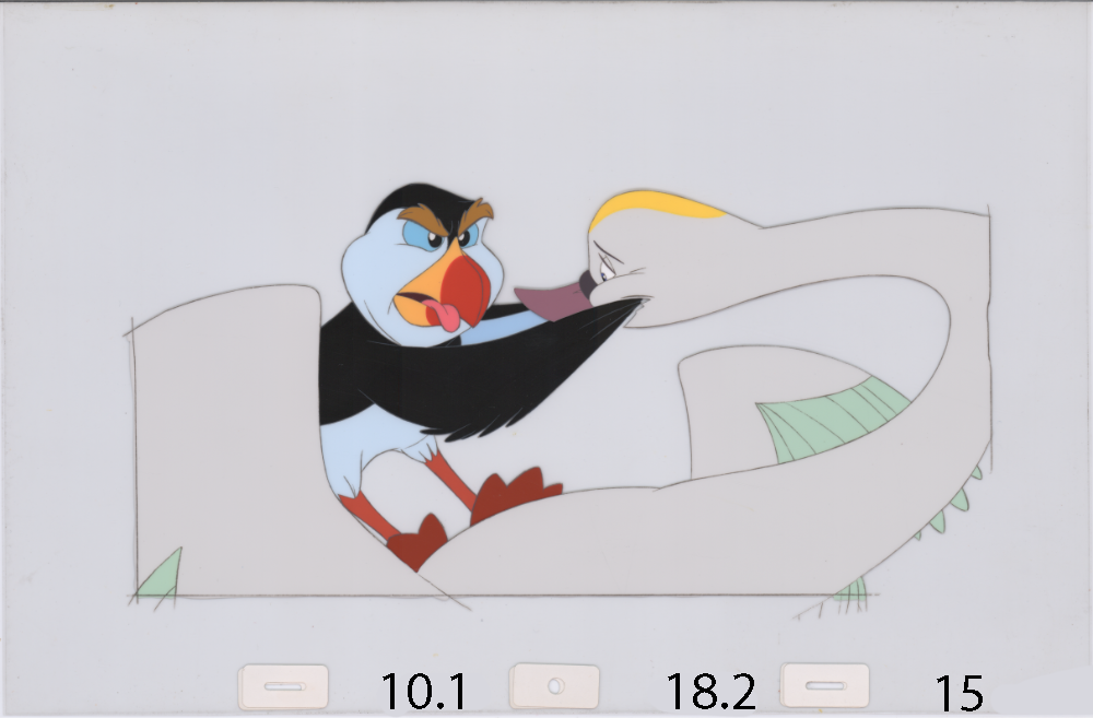 Art Cel Swan and Puffin (Sequence 10.1-18.2)