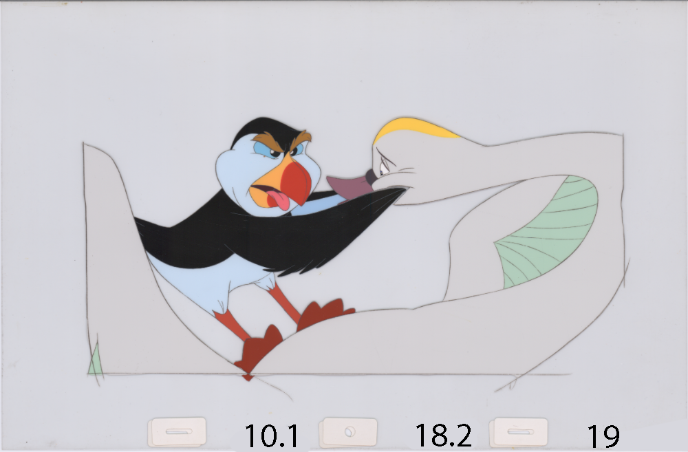 Art Cel Swan and Puffin (Sequence 10.1-18.2)