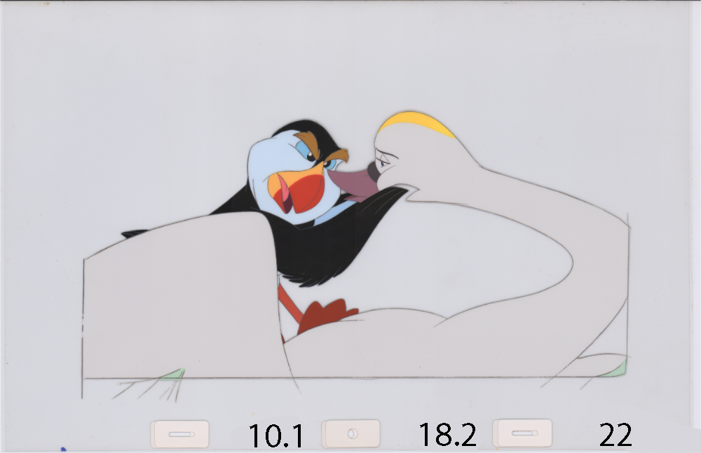 Art Cel Swan and Puffin (Sequence 10.1-18.2)