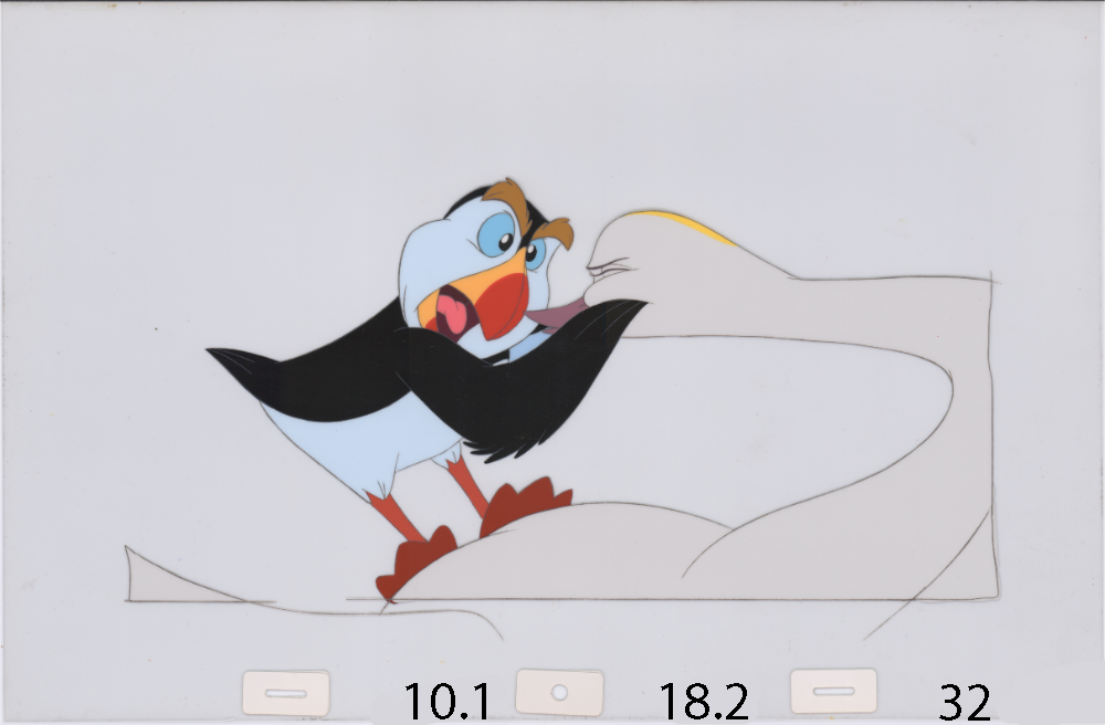 Art Cel Swan and Puffin (Sequence 10.1-18.2)