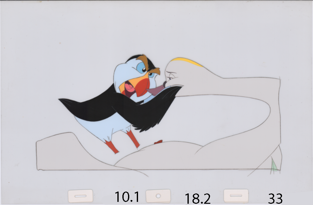 Art Cel Swan and Puffin (Sequence 10.1-18.2)