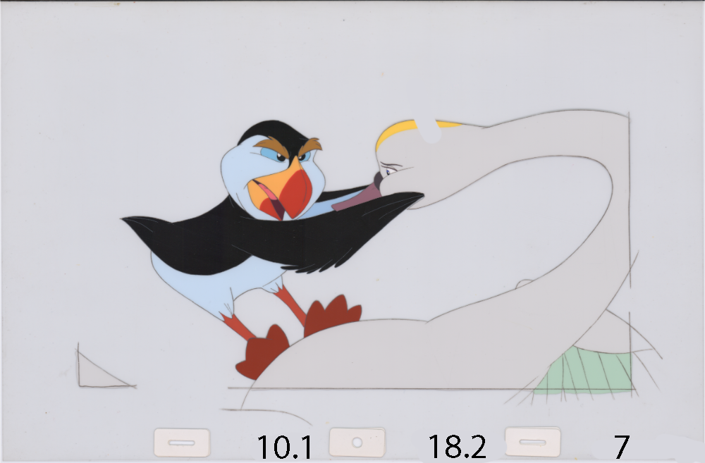 Art Cel Swan and Puffin (Sequence 10.1-18.2)