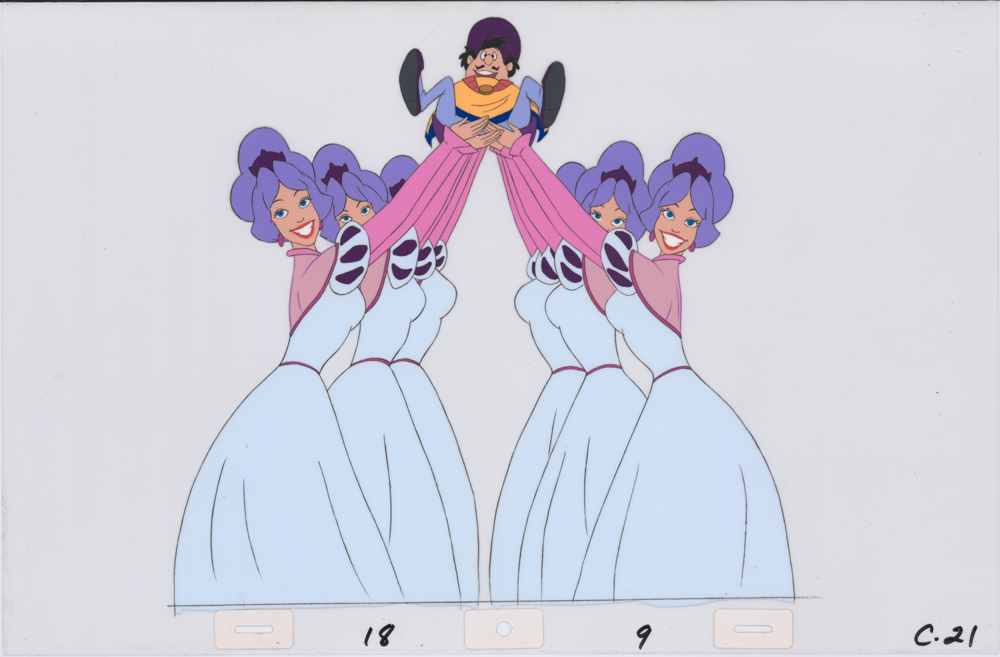 Art Cel Chamberlain and Princesses (Sequence 18-9)