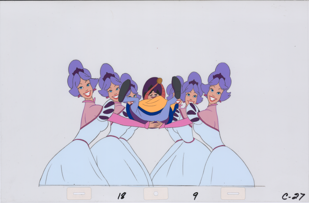 Art Cel Chamberlain and Princesses (Sequence 18-9)