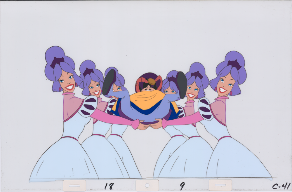 Art Cel Chamberlain and Princesses (Sequence 18-9)