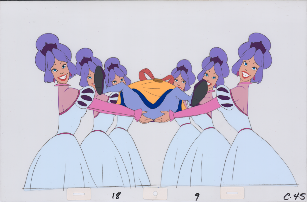 Art Cel Chamberlain and Princesses (Sequence 18-9)