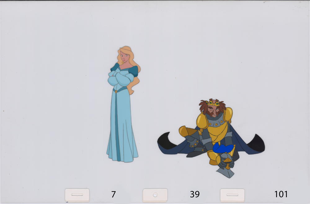 Art cel Odette and Rothbart (Sequence 7-36 & 7-39)