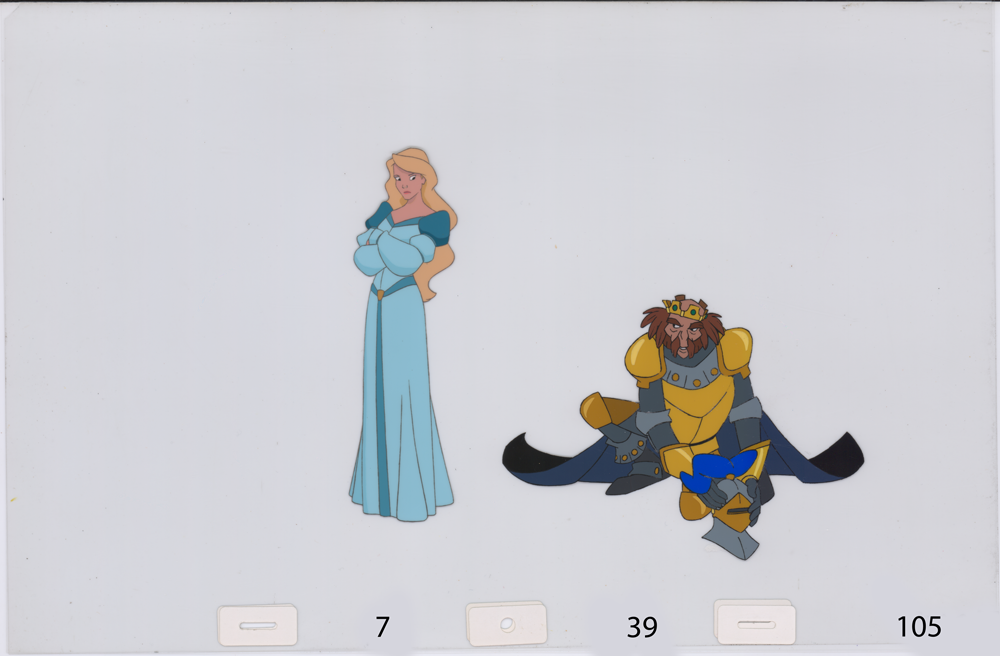 Art cel Odette and Rothbart (Sequence 7-36 & 7-39)