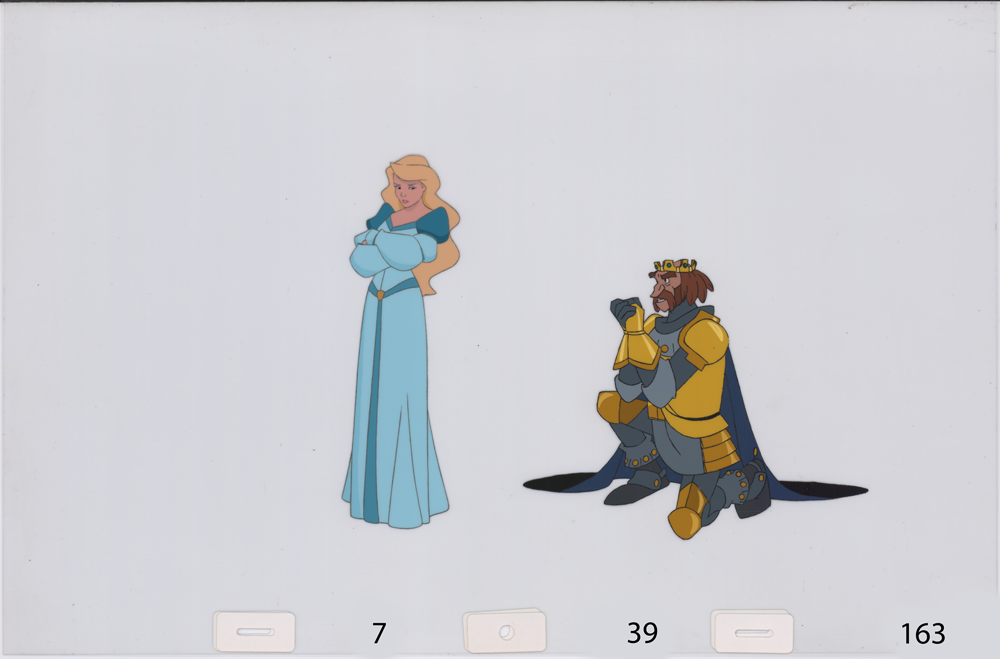 Art cel Odette and Rothbart (Sequence 7-36 & 7-39)