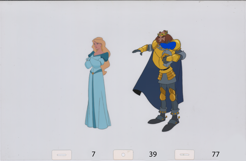 Art cel Odette and Rothbart (Sequence 7-36 & 7-39)