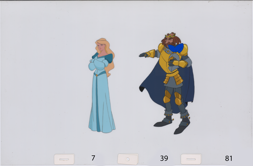 Art cel Odette and Rothbart (Sequence 7-36 & 7-39)