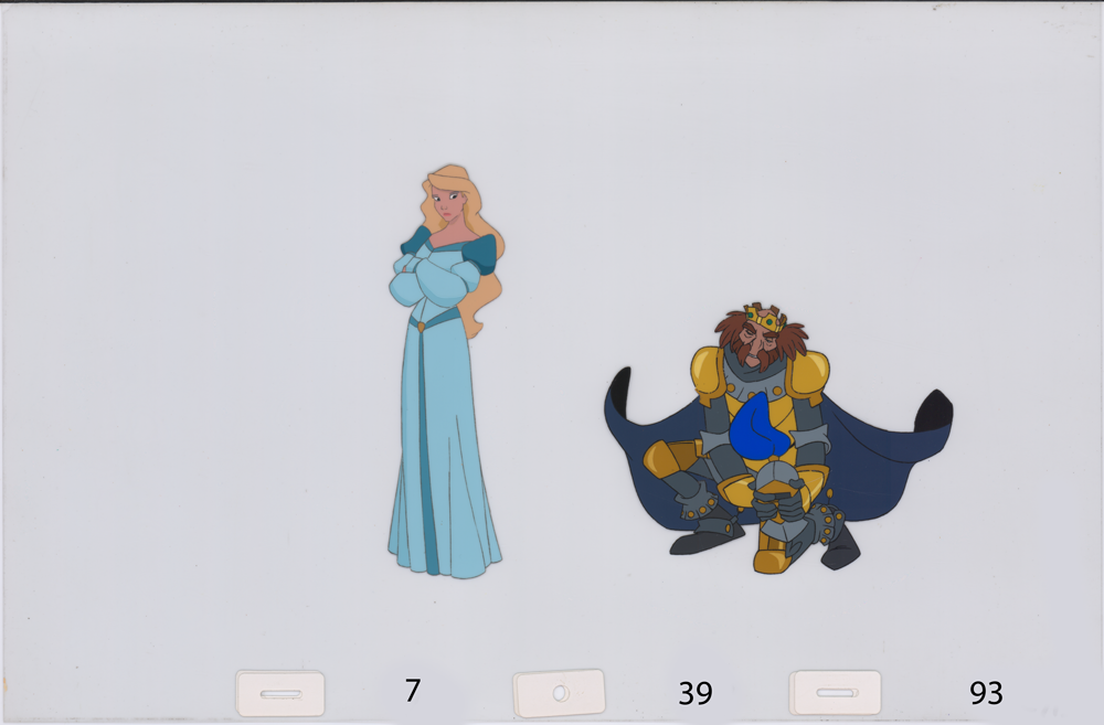 Art cel Odette and Rothbart (Sequence 7-36 & 7-39)