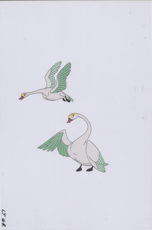 Swan Production Model Art Cel