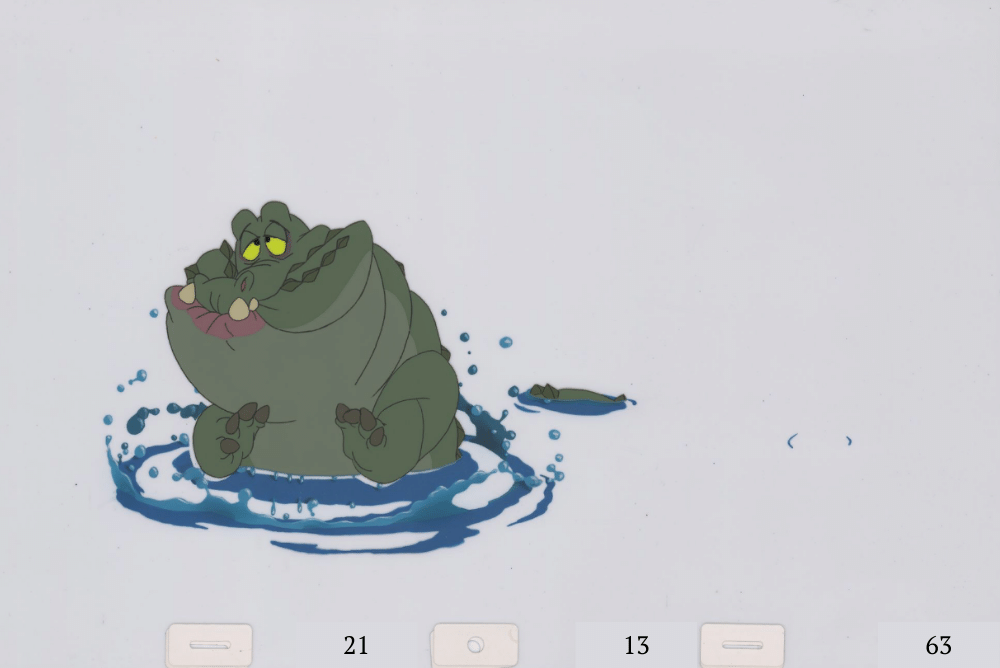 Art Cel Puffin & Gator (Sequence 21-13)