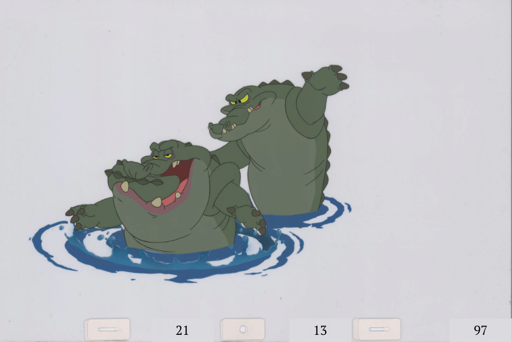 Art Cel Puffin & Gator (Sequence 21-13)