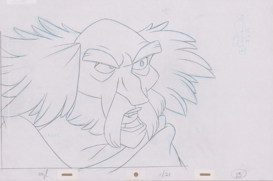 Pencil Art Rothbart (Sequence 1-21)