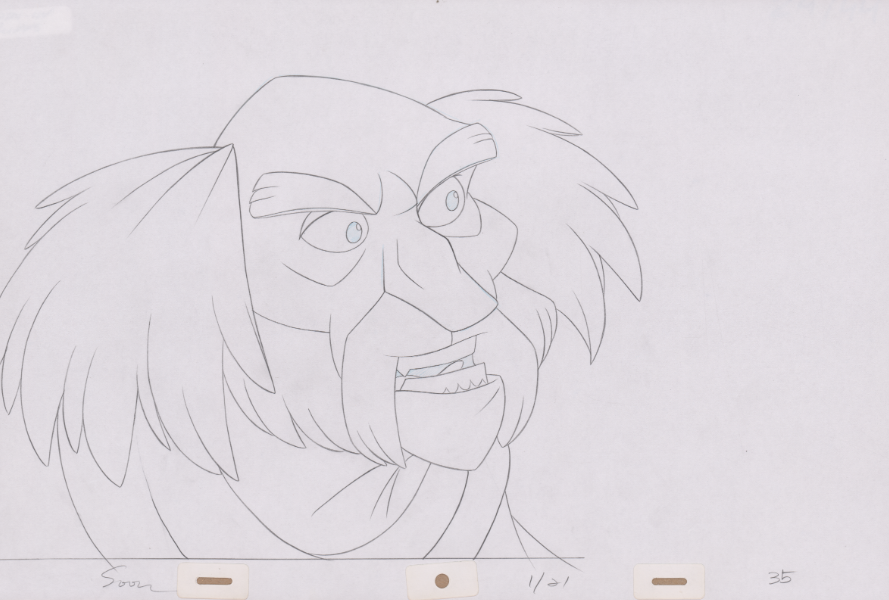 Pencil Art Rothbart (Sequence 1-21)
