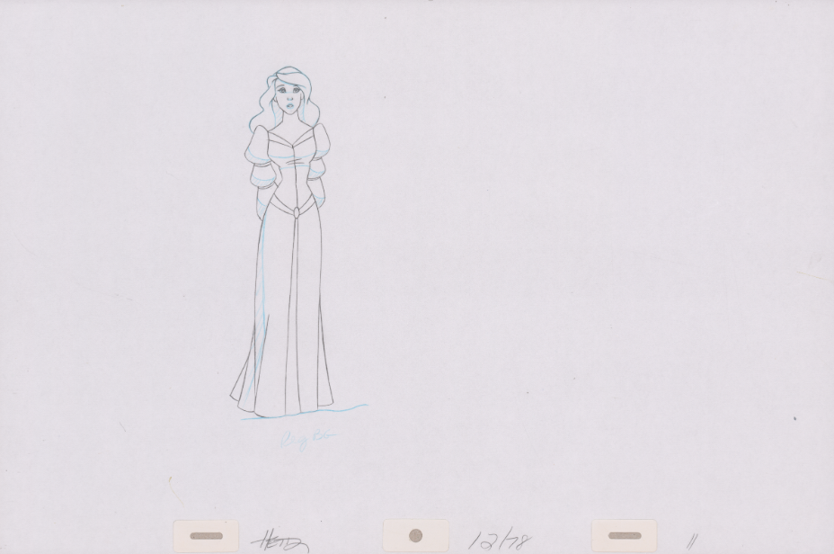 Pencil Art Odette & Rothbart (Sequence 12-78)