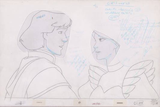 Pencil Art Derek & Odette (Sequence 25-33)
