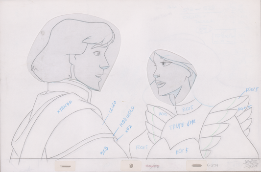 Pencil Art Derek & Odette (Sequence 25-33)